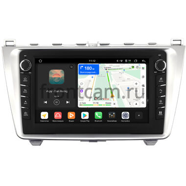 Mazda 6 (GH) 2007-2013 (серебро) Canbox H-Line 8834-9-0233 на Android 14 (4G-SIM, 6/128, DSP, IPS) С крутилками