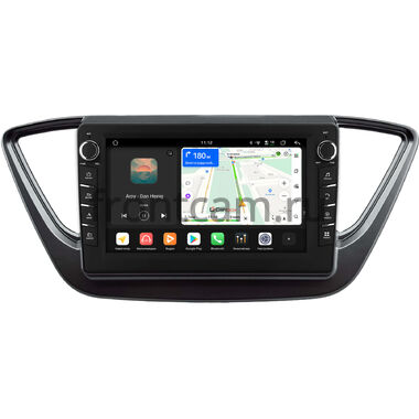 Hyundai Solaris 2 2017-2024 (серая) Canbox H-Line 8833-9-0338 на Android 14 (4G-SIM, 4/64, DSP, IPS) С крутилками