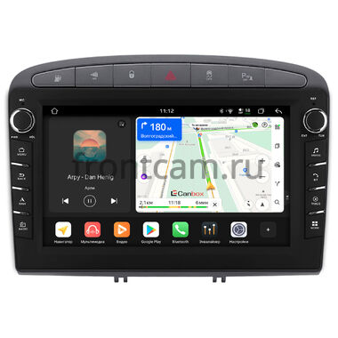 Peugeot 308, 408, RCZ 2007-2022 Canbox H-Line 8834-9-0408 Android 14 (4G-SIM, 6/128, DSP, IPS) С крутилками (серая) (Тип 2)
