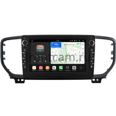 Kia Sportage 4 2018-2022 Canbox H-Line 8833-9-0639 на Android 14 (4G-SIM, 4/64, DSP, IPS) С крутилками (для авто без камеры, черная)