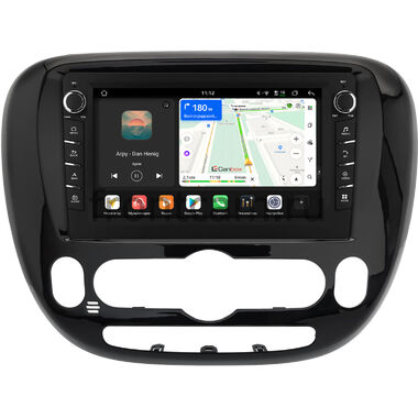 Kia Soul 2 2013-2019 (глянцевая, с климат-контролем, Тип 2) Canbox H-Line 8834-9-0662 на Android 14 (4G-SIM, 6/128, DSP, IPS) С крутилками