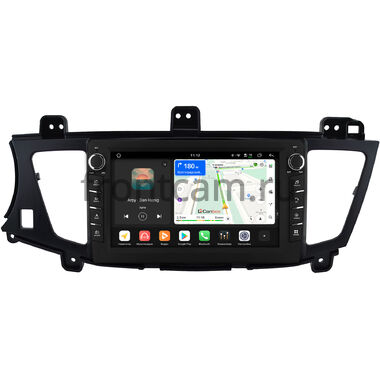 Kia Cadenza, K7 (VG) 2009-2012 (черная) Canbox H-Line 8833-9-0759 на Android 14 (4G-SIM, 4/64, DSP, IPS) С крутилками