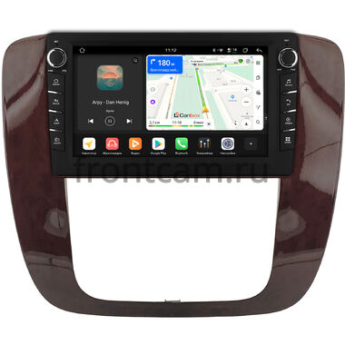 Chevrolet Tahoe, Suburban 2007-2013 (под красное дерево) Canbox H-Line 8834-9-0789 на Android 14 (4G-SIM, 6/128, DSP, IPS) С крутилками