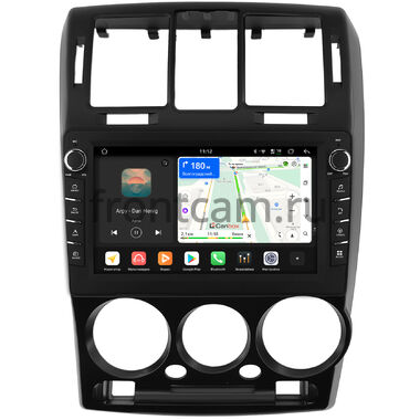 Hyundai Getz 2002-2011 (черная) Canbox H-Line 8834-9-1321 на Android 14 (4G-SIM, 6/128, DSP, IPS) С крутилками