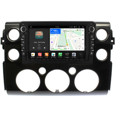Toyota FJ Cruiser 2006-2022 (черная, глянцевая) Canbox H-Line 8833-9-188 на Android 14 (4G-SIM, 4/64, DSP, IPS) С крутилками