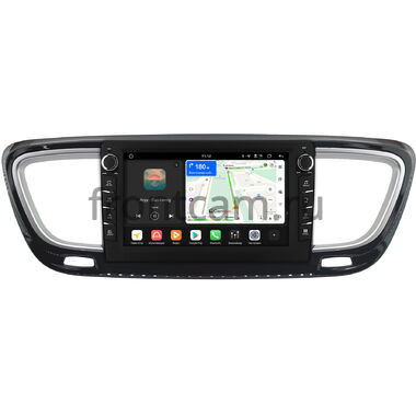 Chrysler Grand Voyager 6 2019-2024 (глянцевая) Canbox H-Line 8834-9-2210 на Android 14 (4G-SIM, 6/128, DSP, IPS) С крутилками