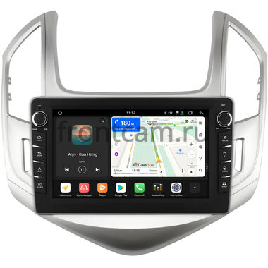 Chevrolet Cruze 2012-2016 (серебро) Canbox H-Line 8833-9-242 на Android 14 (4G-SIM, 4/64, DSP, IPS) С крутилками