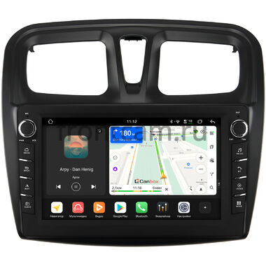 Renault Logan 2, Sandero 2 (Stepway) 2012-2022 (9 дюймов) Canbox H-Line 8834-9-3010 Android 14 (4G-SIM, 6/128, DSP, IPS) С крутилками