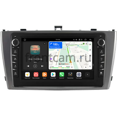 Toyota Avensis 3 2008-2015 (серебро) Canbox H-Line 8833-9-3018 на Android 14 (4G-SIM, 4/64, DSP, IPS) С крутилками