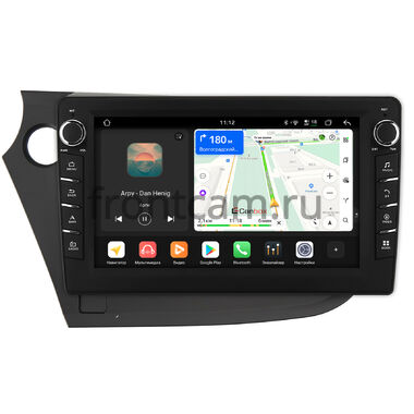 Honda Insight 2 2009-2014 (левый руль) Canbox H-Line 8833-9-303 на Android 14 (4G-SIM, 4/64, DSP, IPS) С крутилками