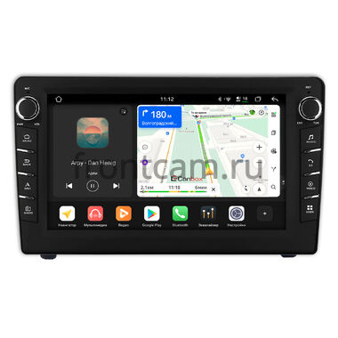 Peugeot 407 2004-2011 (черная, глянцевая) Canbox H-Line 8833-9-6720 на Android 14 (4G-SIM, 4/64, DSP, IPS) С крутилками