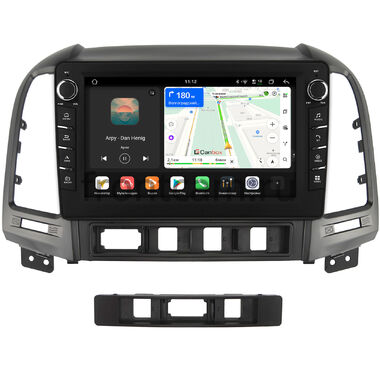 Hyundai Santa Fe 2 2005-2012 Canbox H-Line 8834-9052 на Android 14 (4G-SIM, 6/128, DSP, IPS) С крутилками