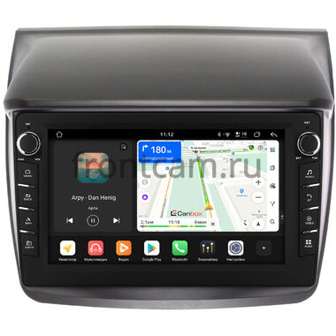 Mitsubishi L200 4, Pajero Sport 2 2008-2016 Canbox H-Line 8834-9057 на Android 14 (4G-SIM, 6/128, DSP, IPS) С крутилками