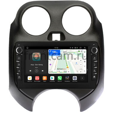 Nissan March (K13) 2010-2013 Canbox H-Line 8834-9100 на Android 14 (4G-SIM, 6/128, DSP, IPS) С крутилками