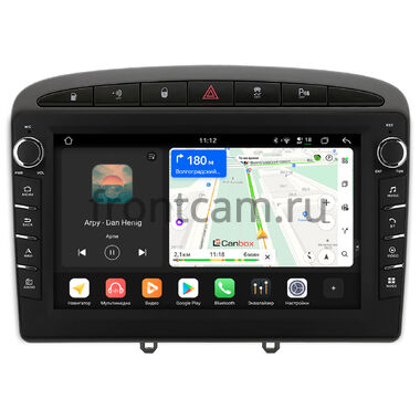 Peugeot 308, 408, RCZ 2007-2022 Canbox H-Line 8833-9119 Android 14 (4G-SIM, 4/64, DSP, IPS) С крутилками (серая, Тип 1)