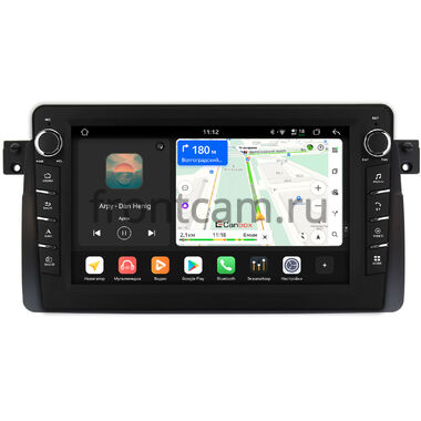 BMW 3 (E46) 1998-2007 Canbox H-Line 8833-9163 на Android 14 (4G-SIM, 4/64, DSP, IPS) С крутилками