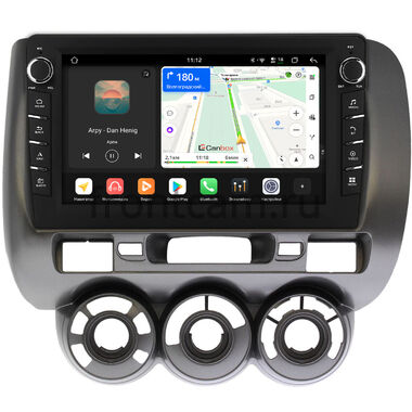 Honda Fit 2001-2008 (авто без климат-контроля) Canbox H-Line 8834-9187 на Android 14 (4G-SIM, 6/128, DSP, IPS) С крутилками