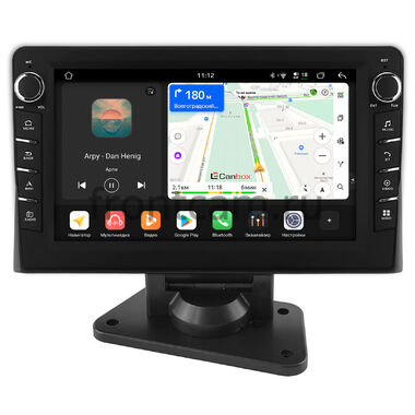 Canbox H-Line 8834-9291 на Android 14 (4G-SIM, 6/128, DSP, IPS) С крутилками для установки на торпедо грузовика, автобуса и другого коммерческого транспорта