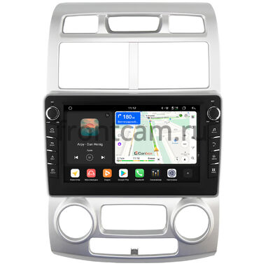 Kia Sportage 2 2004-2008 (авто с климат-контролем) Canbox H-Line 8833-9407 на Android 14 (4G-SIM, 4/64, DSP, IPS) С крутилками