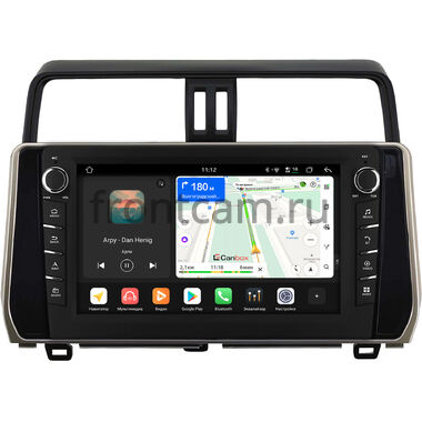 Toyota Land Cruiser Prado 150 2017-2024 (бронзовая) Canbox H-Line 8839-10-0307 на Android 14 (4G-SIM, 8/128, DSP, QLed) С крутилками (для авто без 4 камер)