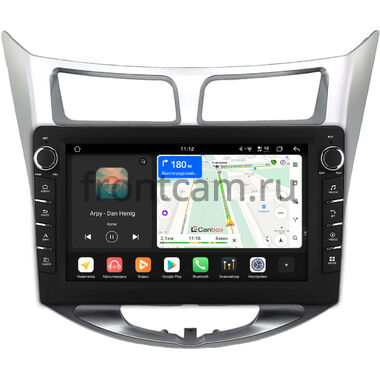 Hyundai Solaris, Accent 4 2010-2019 Canbox H-Line 8838-10-0453 на Android 14 (4G-SIM, 6/128, DSP, QLed) С крутилками
