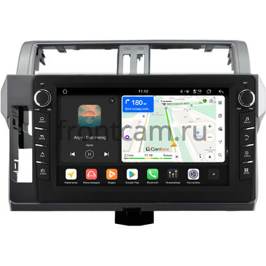 Toyota Land Cruiser Prado 150 2013-2017 (Тип 3) Canbox H-Line 8839-10-0615 на Android 14 (4G-SIM, 8/128, DSP, QLed) С крутилками
