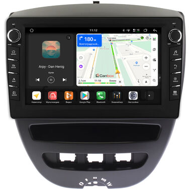 Citroen C1 2005-2014 Canbox H-Line 8837-10-1152 на Android 14 (4G-SIM, 4/64, DSP, QLed) С крутилками