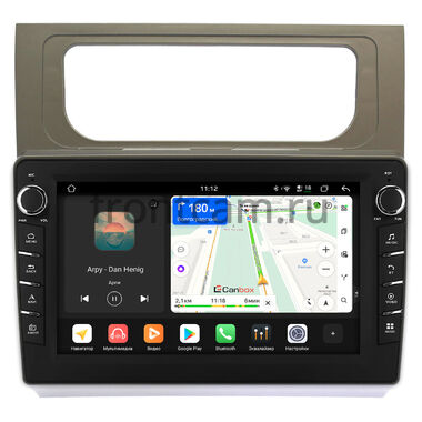 Volkswagen Touran 2 2010-2015 (серебристая) Canbox H-Line 8838-10-1161 на Android 14 (4G-SIM, 6/128, DSP, QLed) С крутилками