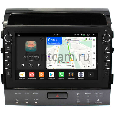 Toyota Land Cruiser 200 2007-2009 для авто с Navi (Тип C) Canbox H-Line 8838-10-1201 на Android 14 (4G-SIM, 6/128, DSP, QLed) С крутилками