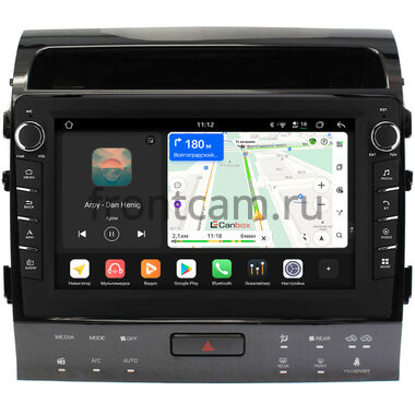 Toyota Land Cruiser 200 2010-2012 для авто с Navi (Тип A) Canbox H-Line 8838-10-1203 на Android 14 (4G-SIM, 6/128, DSP, QLed) С крутилками