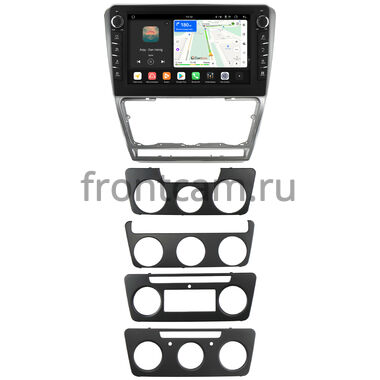 Skoda Octavia A5 2004-2013 (серебро) Canbox H-Line 8838-10-1216 на Android 14 (4G-SIM, 6/128, DSP, QLed) С крутилками