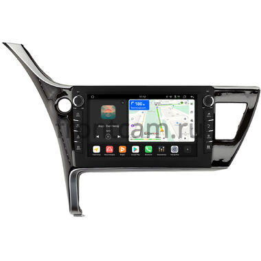 Toyota Corolla (E160/E170/E180) 2015-2024 (тип 2, для авто без камеры, гибрид, левый руль или китайский рынок) Canbox H-Line 8837-10-1265 на Android 14 (4G-SIM, 4/64, DSP, QLed) С крутилками