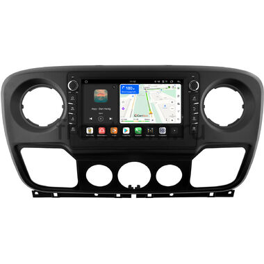 Renault Master 2010-2019 Canbox H-Line 8837-10-1361 на Android 14 (4G-SIM, 4/64, DSP, QLed) С крутилками