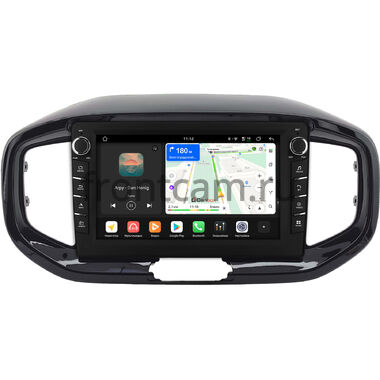 Kia KX1 2018-2026 (глянцевая) Canbox H-Line 8837-10-1460 на Android 14 (4G-SIM, 4/64, DSP, QLed) С крутилками