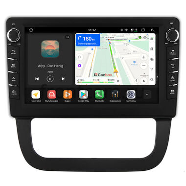 Volkswagen Jetta 5 2005-2011 (с климат-контролем) Canbox H-Line 8837-10-1681 на Android 14 (4G-SIM, 4/64, DSP, QLed) С крутилками