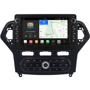 Ford Mondeo 4 2006-2010 (Тип 2) Canbox H-Line 8837-10-2184 встроенный климат на Android 14 (4G-SIM, 4/64, DSP, QLed) С крутилками