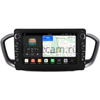 Lada Vesta (NG) 2022-2026, Aura 2024-2026 Canbox H-Line 8838-10-2270 на Android 14 (4G-SIM, 6/128, DSP, QLed) С крутилками
