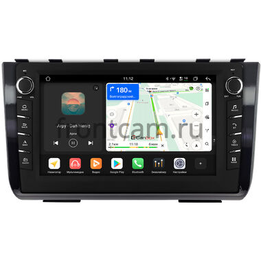 Hyundai Creta 2 2021-2024 (черная, глянцевая) Canbox H-Line 8837-10-2524 на Android 14 (4G-SIM, 4/64, DSP, QLed) С крутилками