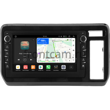 Suzuki Solio 4 2020-2026 (глянцевая) Canbox H-Line 8837-10-3110 на Android 14 (4G-SIM, 4/64, DSP, QLed) С крутилками