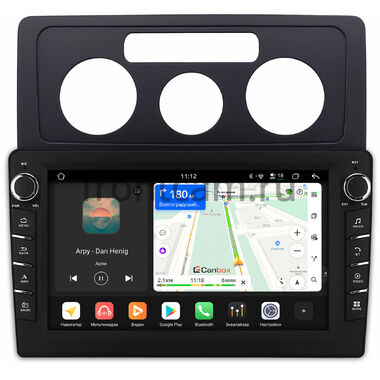 Volkswagen Caddy 3 2004-2015 (авто без климат-контроля) Canbox H-Line 8838-10-3360 на Android 14 (4G-SIM, 6/128, DSP, QLed) С крутилками