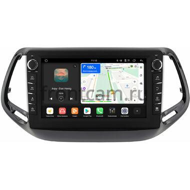 Jeep Compass 2 2017-2026 Canbox H-Line 8837-10-3500 на Android 14 (4G-SIM, 4/64, DSP, QLed) С крутилками