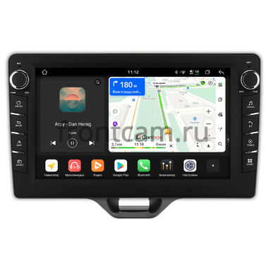 Toyota Yaris 4, Yaris Cross 2020-2026 (левый руль) Canbox H-Line 8838-10-552 на Android 14 (4G-SIM, 6/128, DSP, QLed) С крутилками