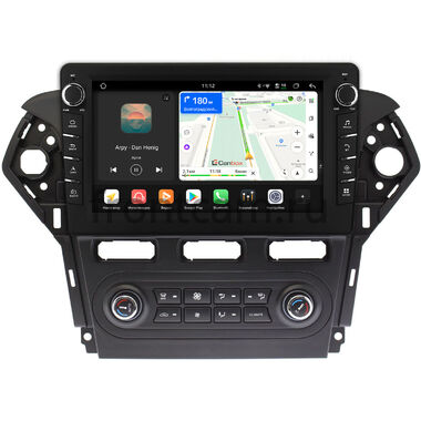 Ford Mondeo 4 2010-2014 (черная, Тип 1) Canbox H-Line 8839-1018 встроенный климат на Android 14 (4G-SIM, 8/128, DSP, QLed) С крутилками