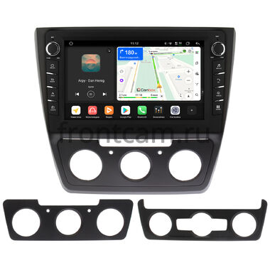 Skoda Yeti 2009-2018 (матовая) Canbox H-Line 8837-1023 на Android 14 (4G-SIM, 4/64, DSP, QLed) С крутилками