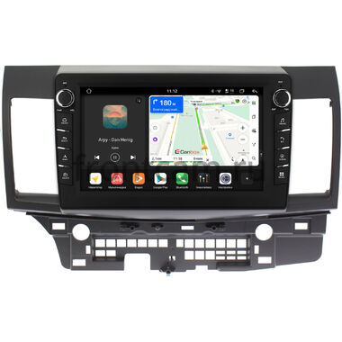 Mitsubishi Lancer 10 2007-2017 (для авто с Rockford) Canbox H-Line 8838-1047 на Android 14 (4G-SIM, 6/128, DSP, QLed) С крутилками