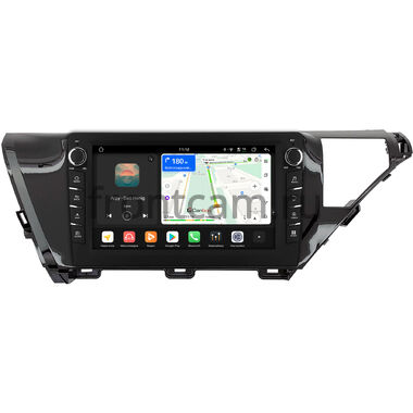 Toyota Camry XV70 2017-2021 (для авто с камерой, левый руль) Canbox H-Line 8838-1050 на Android 14 (4G-SIM, 6/128, DSP, QLed) С крутилками