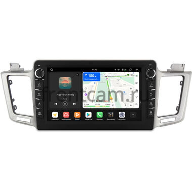 Toyota RAV4 4 (XA40) 2012-2019 Canbox H-Line 8838-1060 (для авто без камеры) на Android 14 (4G-SIM, 6/128, DSP, QLed) С крутилками