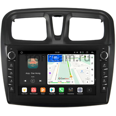 Renault Logan 2, Sandero 2 (Stepway) 2012-2022 (10 дюймов) Canbox H-Line 8837-1090 на Android 14 (4G-SIM, 4/64, DSP, QLed) С крутилками