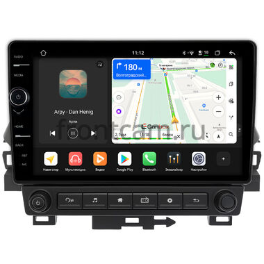 Mitsubishi Eclipse Cross 2017-2026 (взамен магнитолы с крутилками) Canbox H-Line 8854-10-0285 на Android 14 (4G-SIM, 6/128, DSP, QLed)