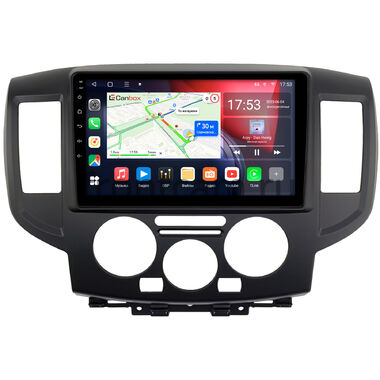 Nissan NV200 2009-2024 (чёрная) Canbox L-Line 4167-9-0391 на Android 10 (4G-SIM, 3/32, TS18, DSP, QLed)